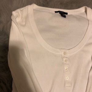 Forever 21 Long Sleeve Ribbed Shirt